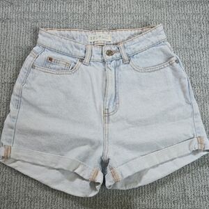 Light Wash Denim Shorts